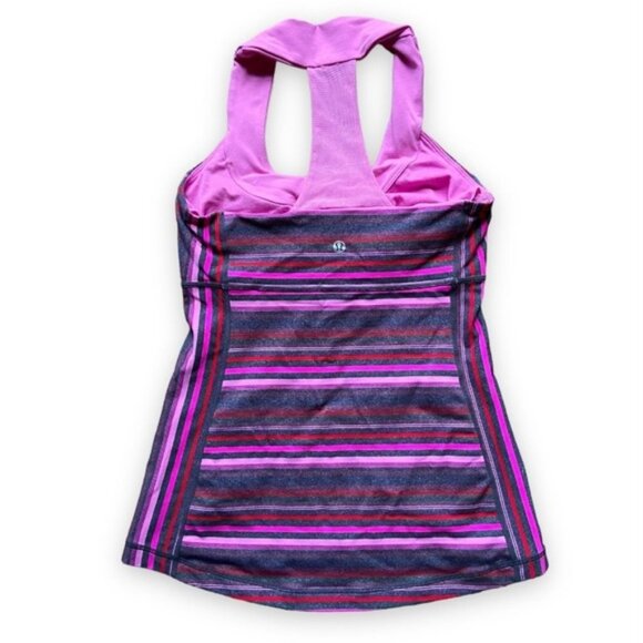 Lululemon Scoop Neck Tank Elevation Space Dye / Smoky Rose size 6 - Picture 5 of 6